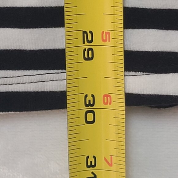 Express Black White Striped Halter Dress Size XS - Picture 12 of 14